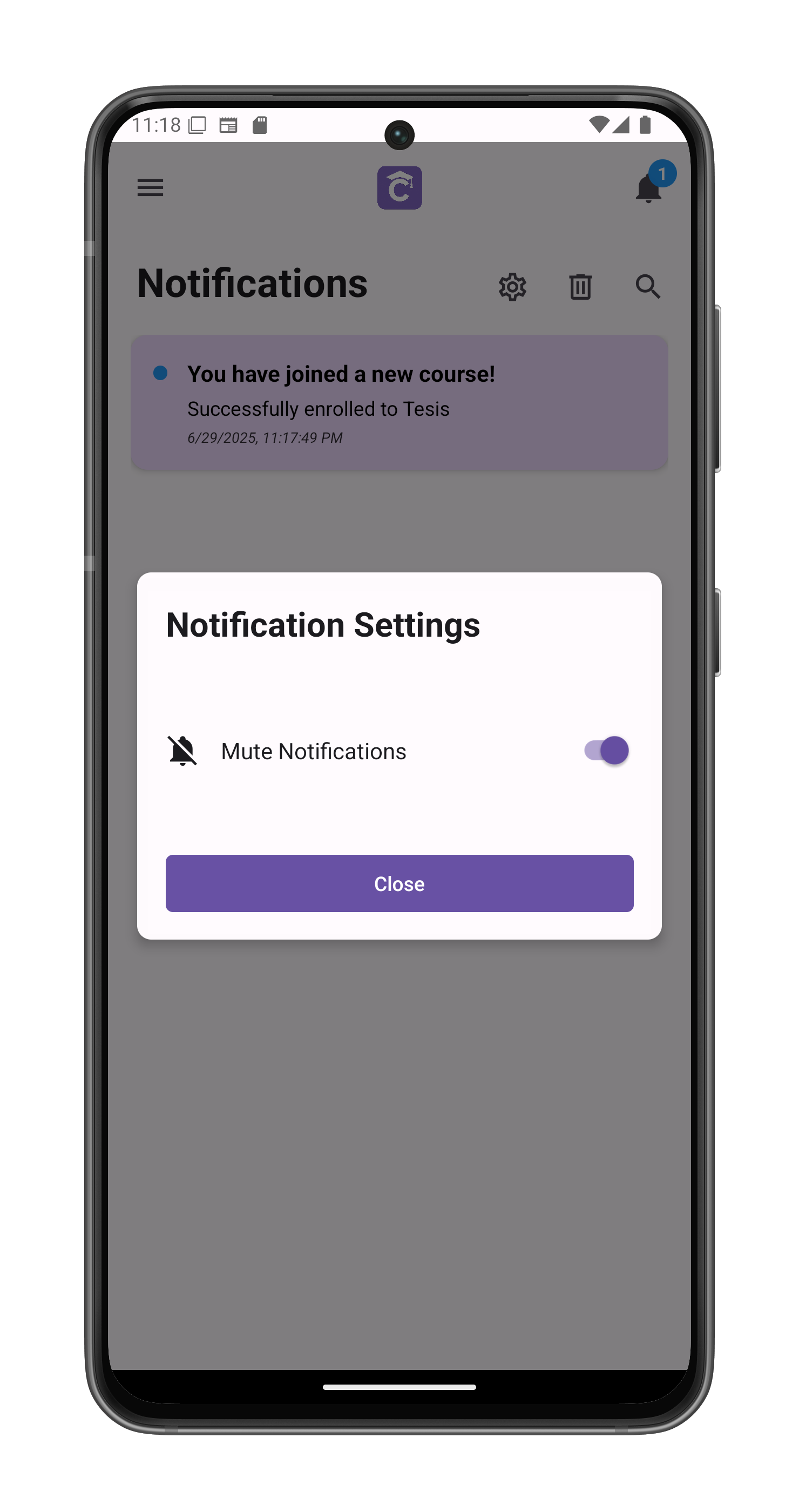 Notification Settings